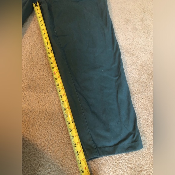 BODY EQUIP Pants Mens 34 x 32  Green Cotton With 3 Pockets Straight Leg - Picture 5 of 8